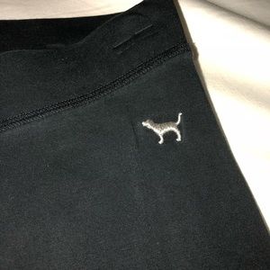 Pink/VS all black leggings